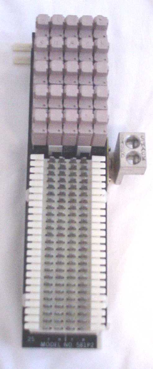 Used punchdown block for telephony or telecom punchdown blocks telephones telephony 